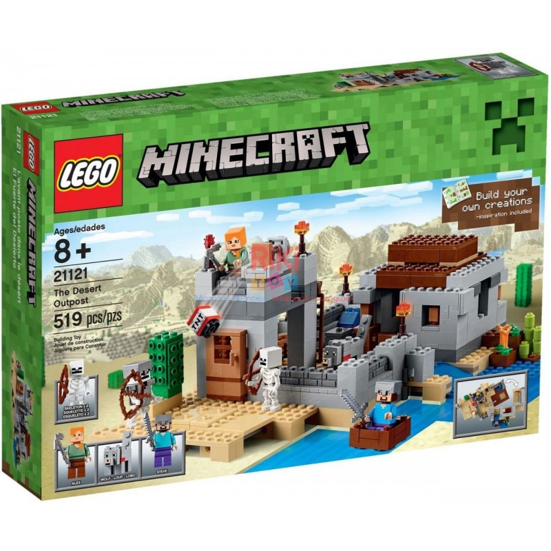 Lego 21121 minecraft the on sale desert outpost
