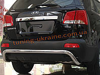 Защита заднего бампера труба U-образная D60 на Kia Sorento 2009-2012