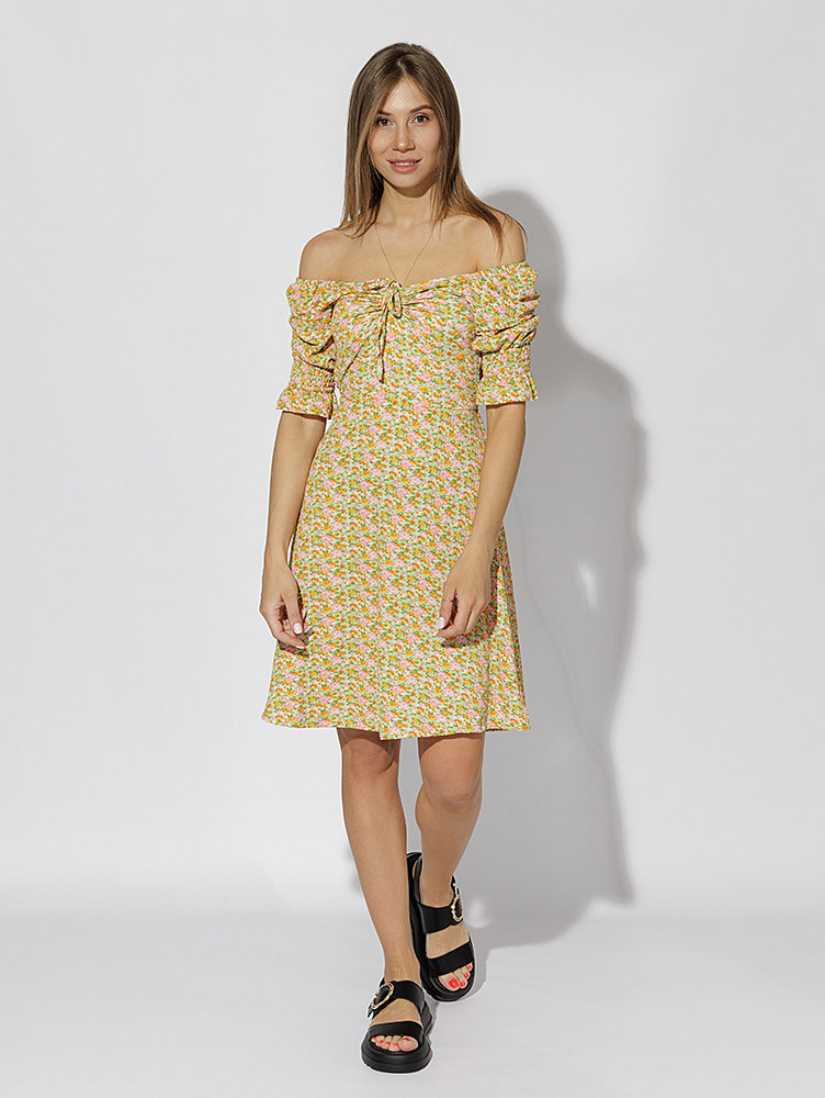 Жіноча сукня колір персиковий ЦБ-00219276
