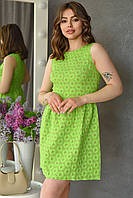 Платье женское зеленое летнее