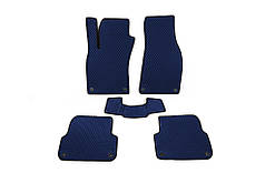 Килимки EVA (сині, SD) для Ауди A6 C6 2004-2011 рр