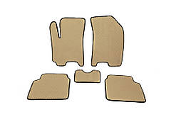 Килимки EVA (бежеві) для Chevrolet Aveo T200 2002-2008 рр