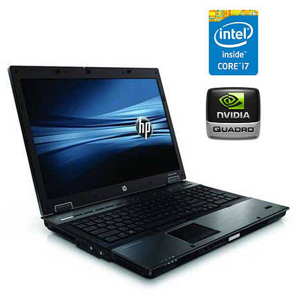 Ноутбук HP EliteBook 8740w / 17" (1920x1200) TN / Intel Core i7-720QM (4 (8) ядра по 1.6 — 2.8 GHz) / 8 GB, фото 2