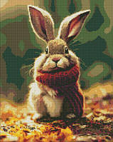 Набір з алмазною мозаїкою "Маленький кролик у лісі" 40х50см