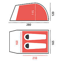 Намет Grand Canyon Topeka 2 Capulet Olive (330005), фото 3