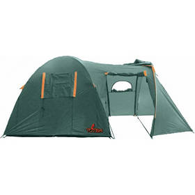 Палатка кемпінгового на 4 місця з тамбуром Totem Catawba TTT-024, зелена Original