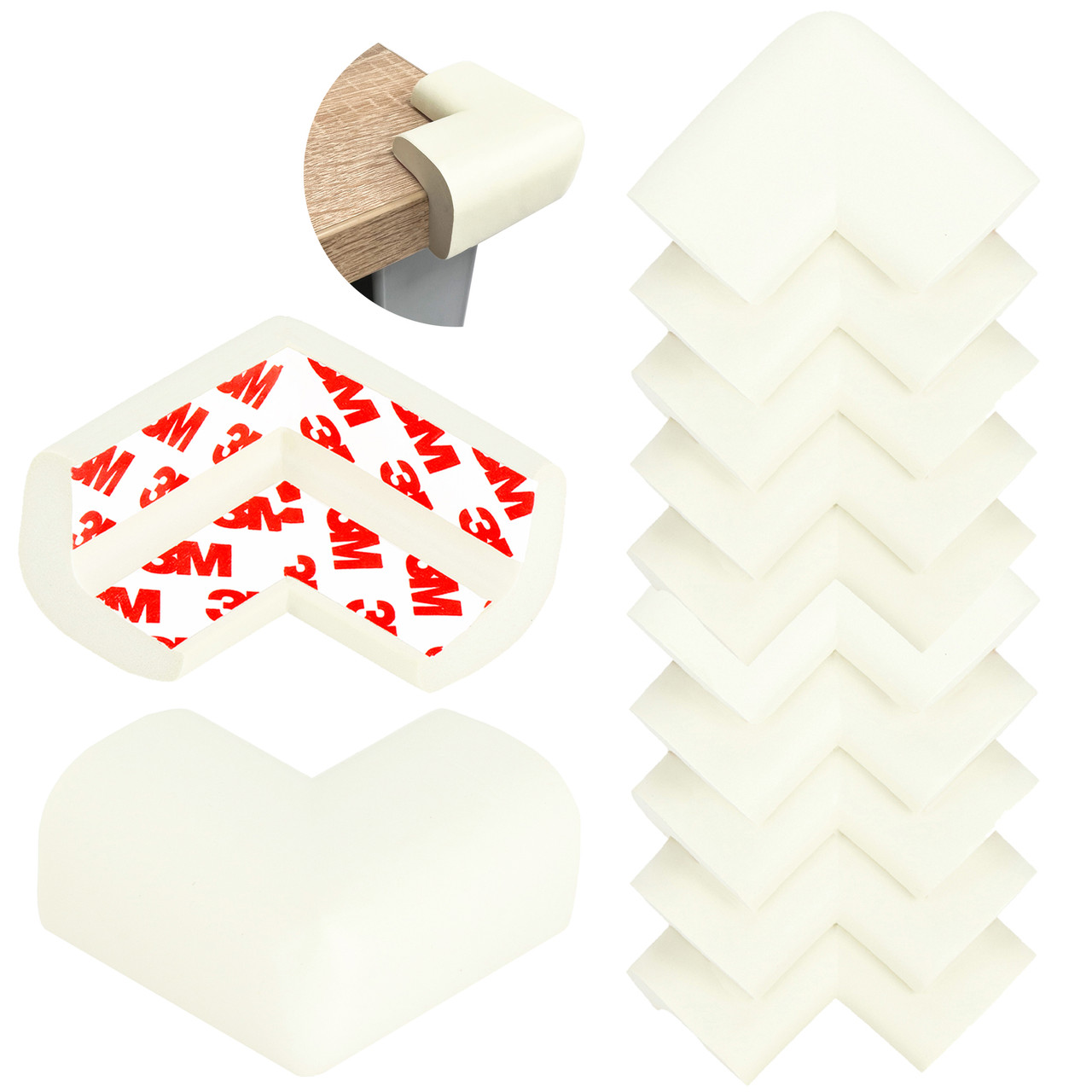 Накладка захисна на кути меблів Springos набір 10 шт HA5120