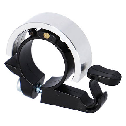 Дзвінок велосипедний XLC, срібло, фото 1