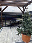 Мангал лофт з сотами для дров, столешня і накриття, фото 3