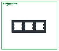Рамка тройная горизонтальная Schneider Electric Asfora Антрацит EPH5800371