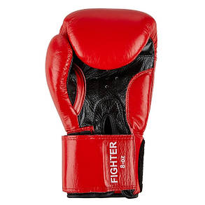 Рукавиці боксерські Benlee FIGHTER 12oz / Шкіра / різнобарвно-чорні, фото 4