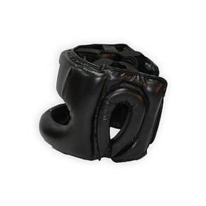 Шлем для боксу THOR NOSE PROTECTION 707 XL / Кожа / чорний, фото 3