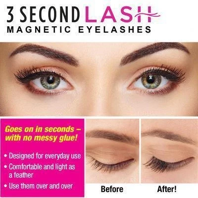 Єакладні вії Лінії на магнітах набір 3 Second Lash Magnetic Eyelash Kit