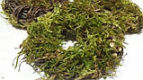 Вінок-заготовка з моху та березових гілок, d=16 см, фото 3