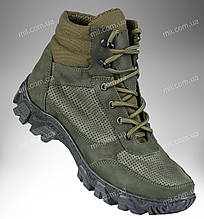 Літні тактичні черевики / армійське, перфороване взуття на літо CYCLON (olive)