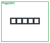 Рамка пятирная горизонтальная Schneider Electric Asfora Антрацит EPH5800571