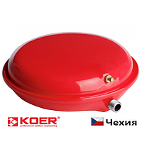 Бак розширювальний Koer BP6, плоский 6 літрів