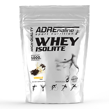 Ізолят Adrenaline Sport Nutrition Isolate 1000 g Ваніль