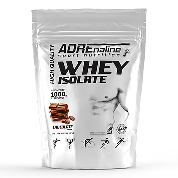 Ізолят Adrenaline Sport Nutrition Isolate 1000 g Шоколад