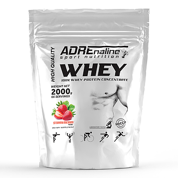 Протеїн - Концентрат сироваткового протеїну - Adrenaline Whey Protein 2 kg