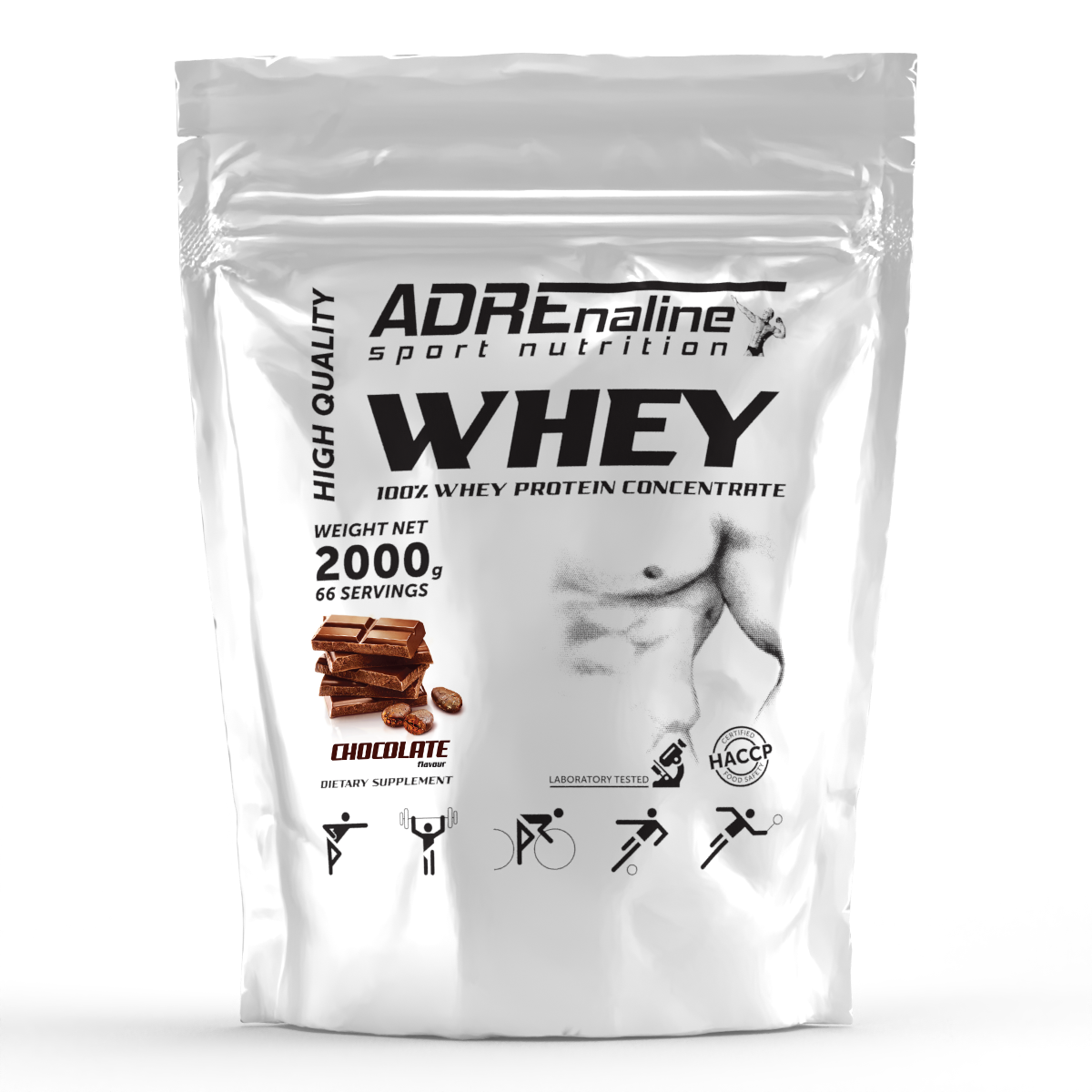 Протеїн Adrenaline Sport Nutrition Whey Protein 2000 g Шоколад