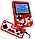 Ігрова портативна ретро приставка SUP GAME BOX з джойстиком на 2 гравця Ігри денді 400 в 1 Червона, фото 2