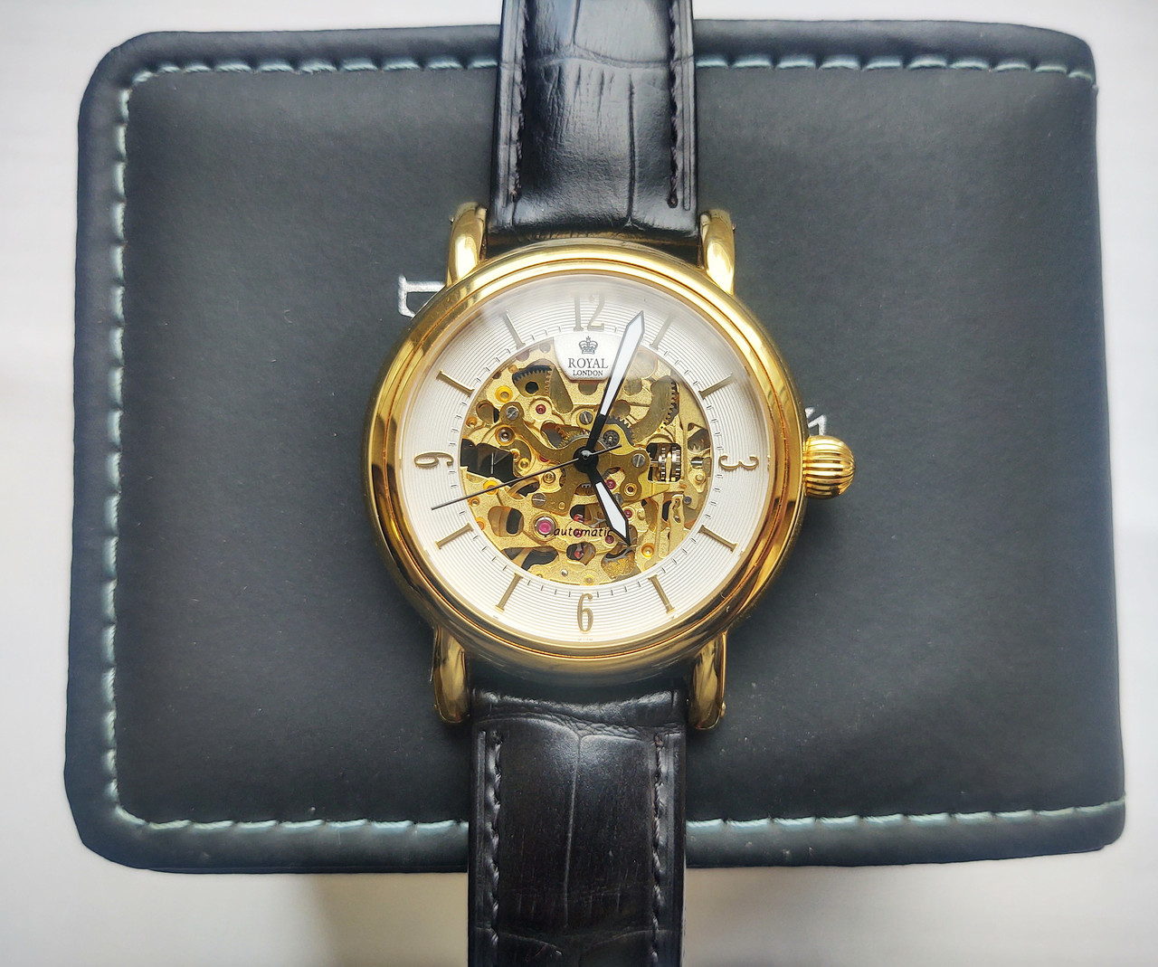 Годинник наручний Royal London T31 41150-02 механіка з автопідзаводом + новий ремінець!