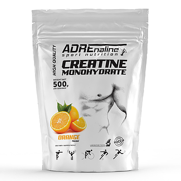 Креатин Adrenaline Sport Nutrition Creatine Monohydrate 500 г Апельсин