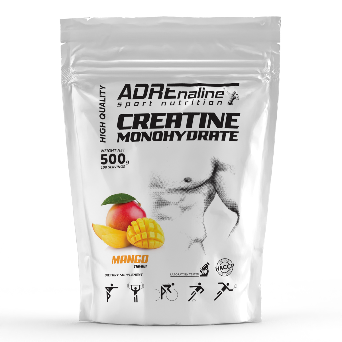 Креатин Adrenaline Sport Nutrition Creatine Monohydrate 500 г Манго