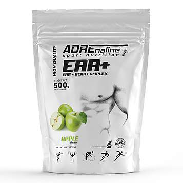 Комплексні амінокислоти Adrenaline Sport Nutrition EAA + BCAA Complex 500 г Зелене яблуко