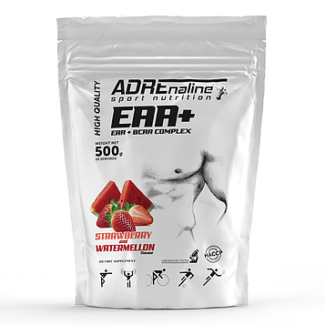 Комплексні амінокислоти Adrenaline Sport Nutrition EAA + BCAA Complex 500 г Полуниця кавун