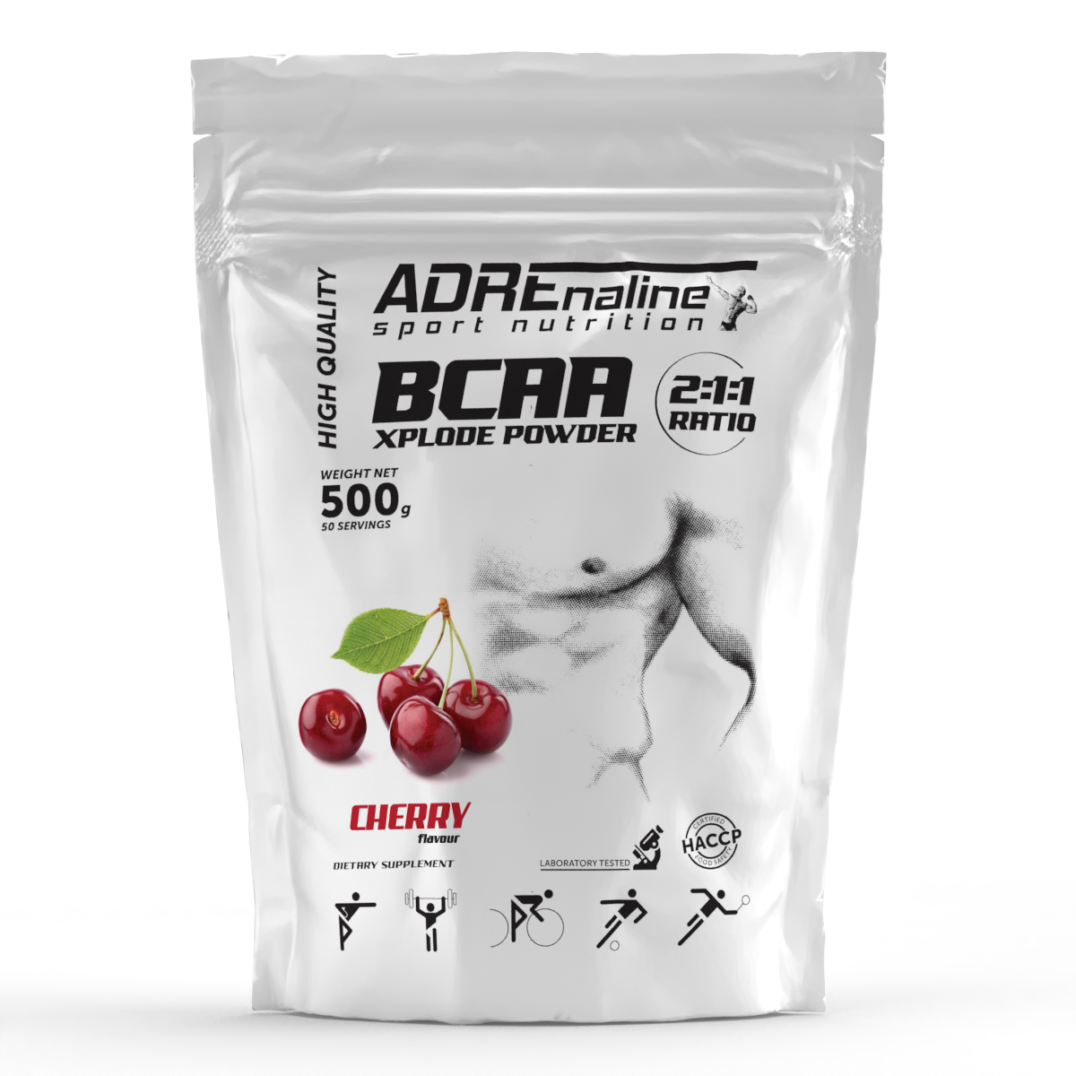 Амінокислоти Adrenaline Sport Nutrition BCAA Xplode 500 грам Вишня