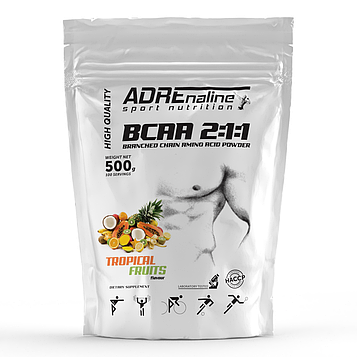 Амінокислоти BCAA - Adrenaline BCAA 2:1:1 500 g