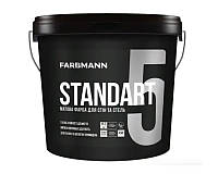 Краска акриловая FARBMANN STANDART 5 интерьерная база "А"-белая 4,5л