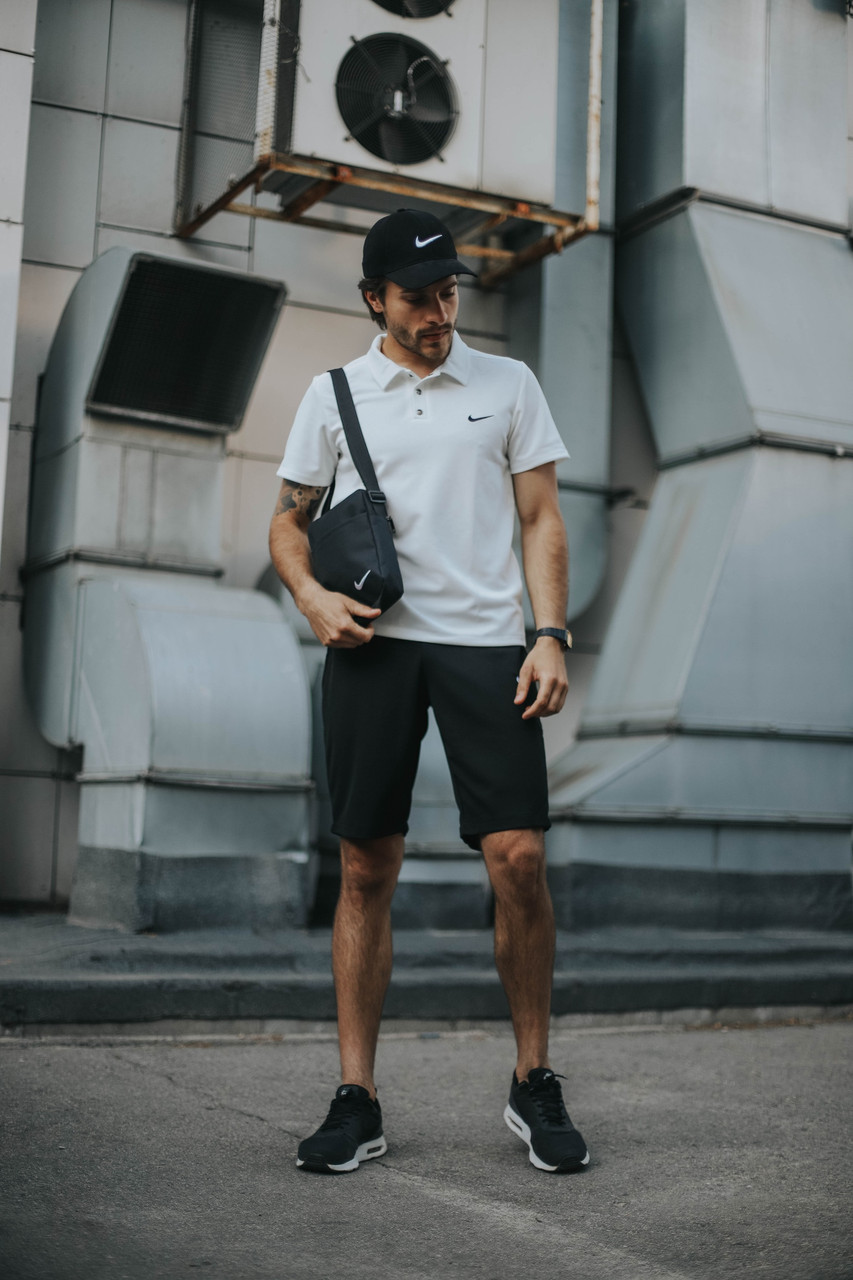 Чоловічий літній Комплект футболка поло та шорти Nike