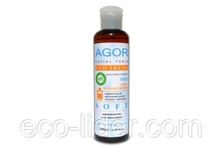 Фитоактивный тонік "SOFT" для чутливої шкіри, Agor 200 мл