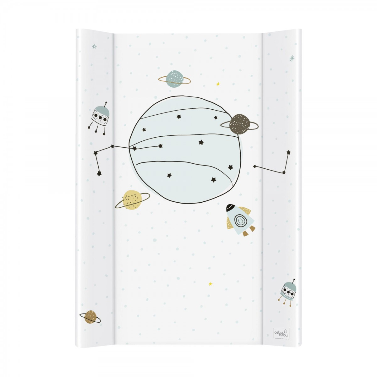 Повивальна дошка Cebababy 50x70 Candy Andy, Cosmo білий