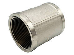 Муфта 1 1/4" латунна різьбова для водопровідних труб V&G