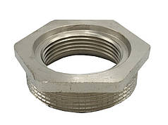 Футорка 1 1/2" х 1" ЗВ латунний різьбовий фітинг для водопровідних труб V&G