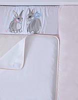 Сповивальний матрацик Baby Veres Summer Bunny pink New 72х80 см 426.4.1, фото 4