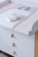 Сповивальний матрацик Baby Veres Summer Bunny pink New 72х80 см 426.4.1, фото 5