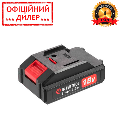 Акумулятор 18 В, 1.5 А·год, для шурупокрута DT-0315 INTERTOOL DT-0316, фото 2