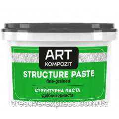 Паста структурна гладка "ART Kompozit", білий, 0,3 л, фото 1