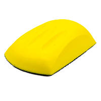 Ручной шлифовальный блок желтый 65х65х125 на липучке