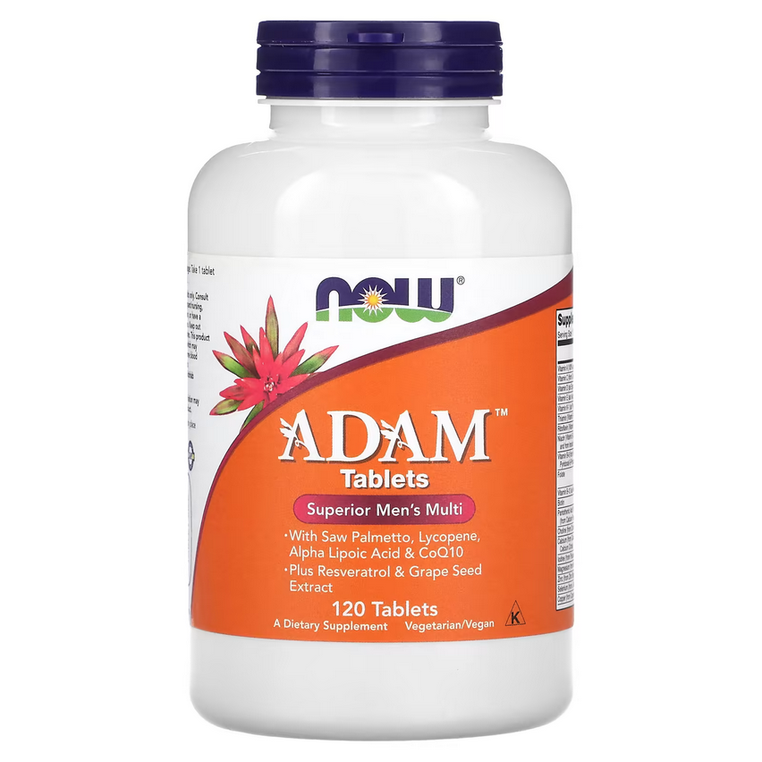 Мультивітаміни для чоловіків АДАМ 120 таблеток/Adam Superior Men's Multi Now Foods USA
