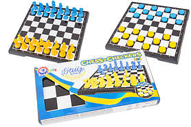 Іграшка "Набір настільних ігор ТехноК", шахи та шашки, арт. 9055