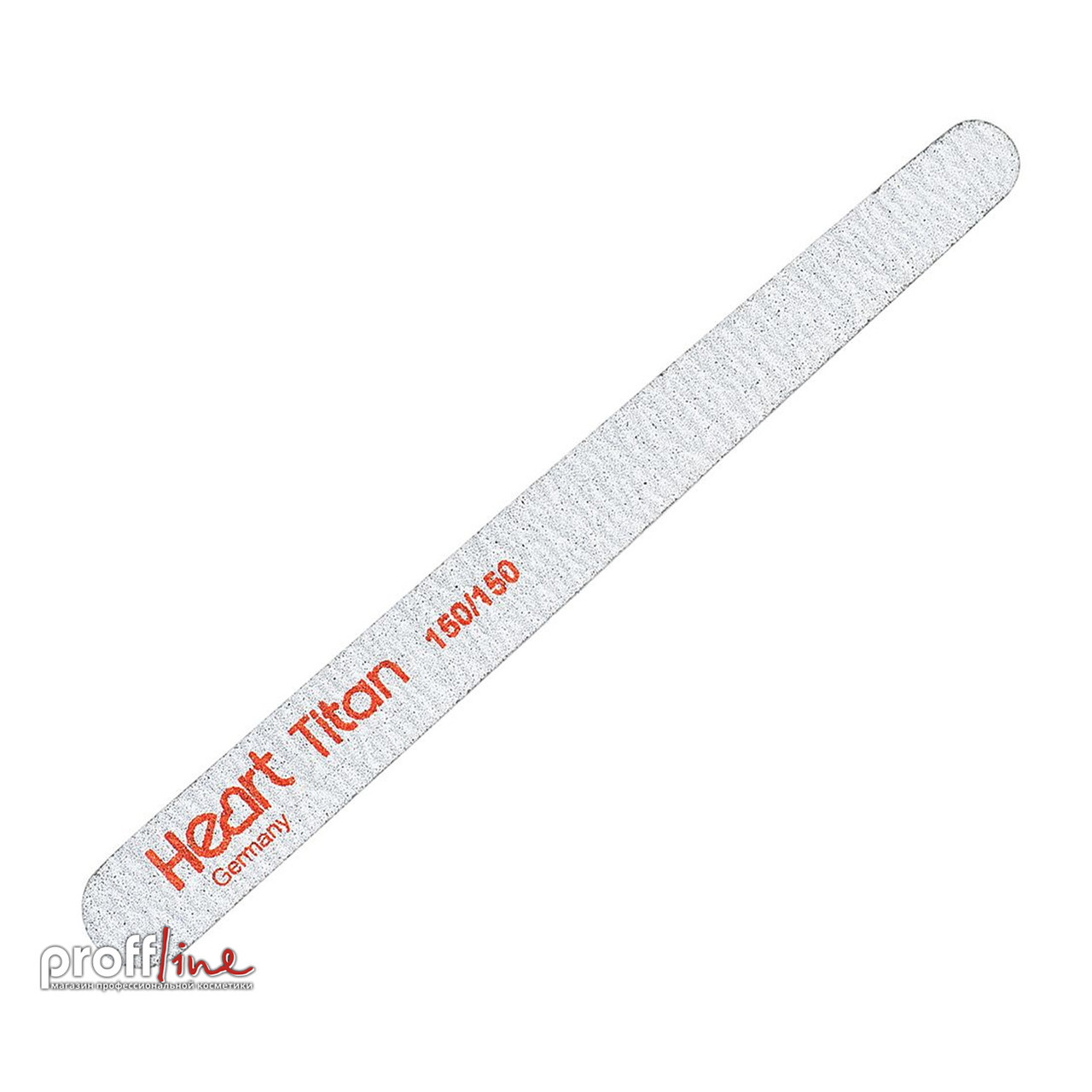 Пилка для нігтів Heart Крапелька TITAN 150/150
