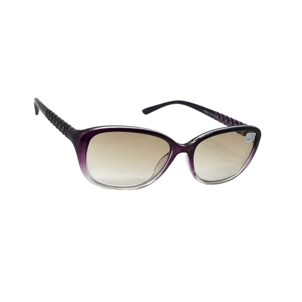 Жіночі окуляри з тонованою лінзою 504-бузок ТОН