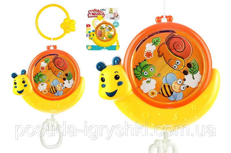 Брязкальце "Равлик" музичне на блістері 7705, фото 1