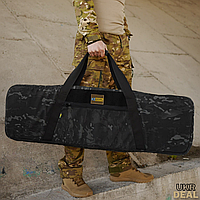 Чехол сумка для оружия АК АКС,Футляр черный для оружия 100 см, Чехол тактический для гладкоствольного оружия